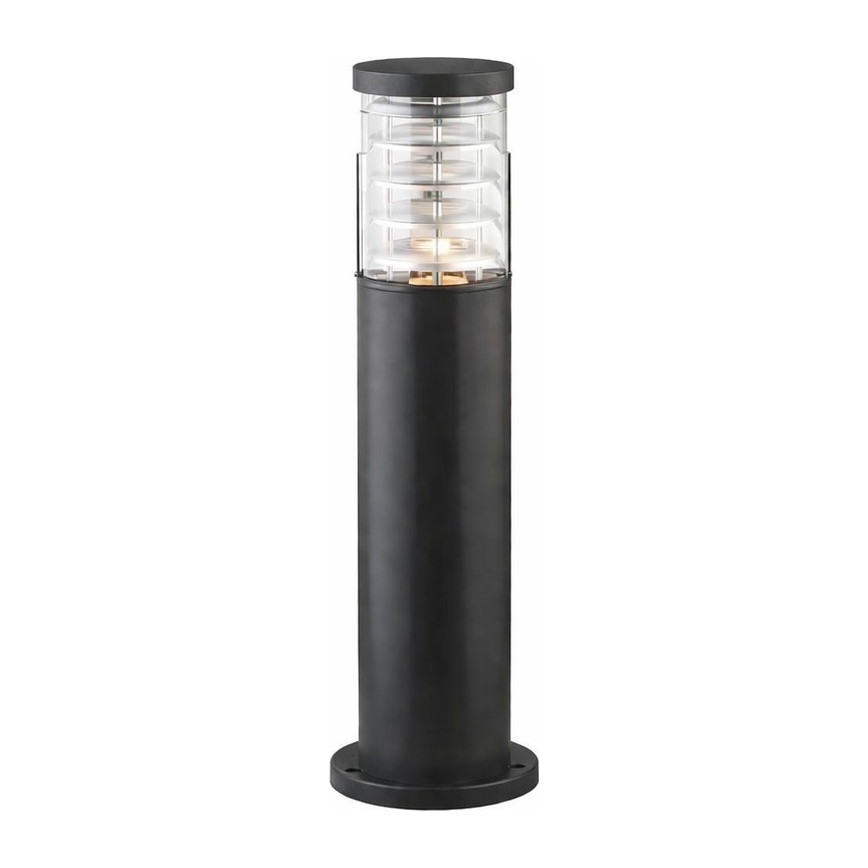 Ideal Lux - Ulkovalaisin TRONCO 1xE27/42W/230V 40 cm IP65 musta