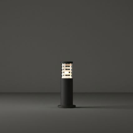 Ideal Lux - Ulkovalaisin TRONCO 1xE27/42W/230V 40 cm IP65 musta