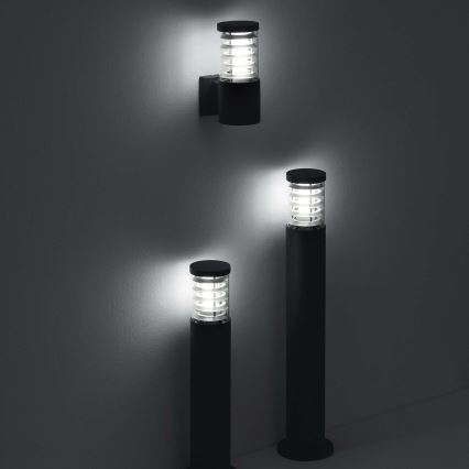Ideal Lux - Ulkovalaisin TRONCO 1xE27/42W/230V 60 cm IP65 antrasiitti