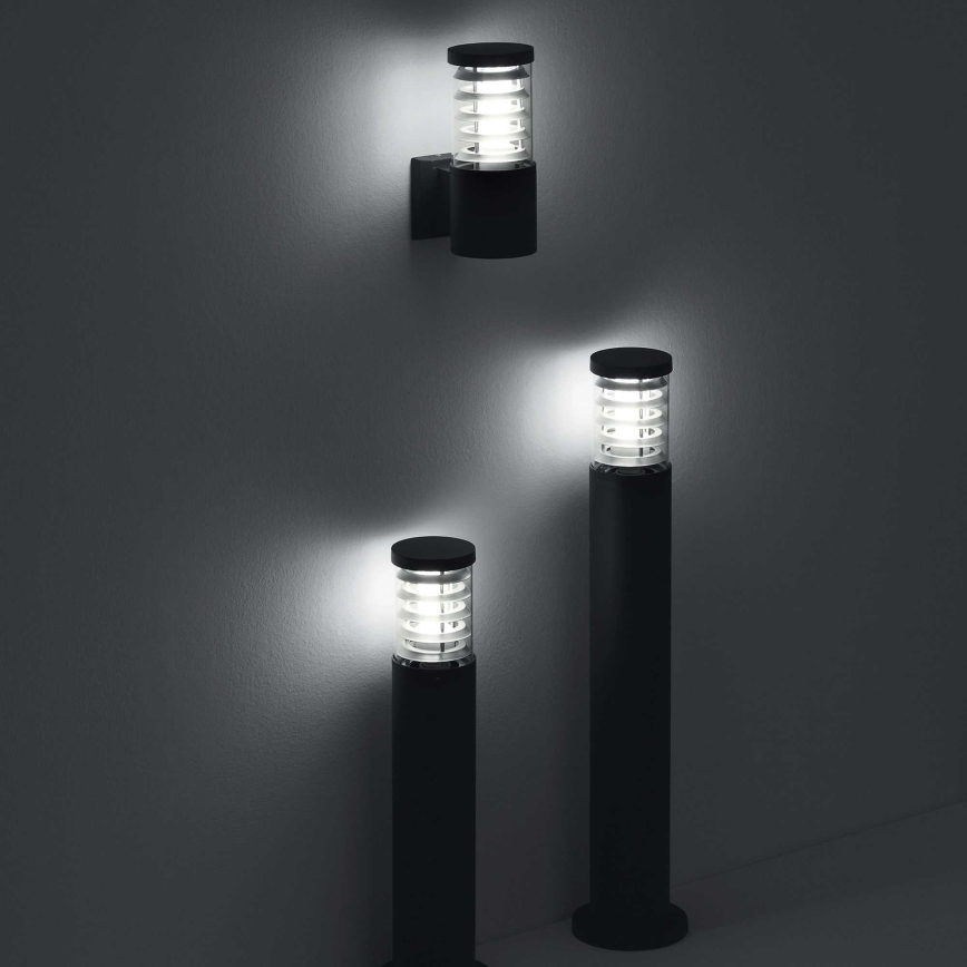 Ideal Lux - Ulkovalaisin TRONCO 1xE27/42W/230V 60 cm IP65 antrasiitti