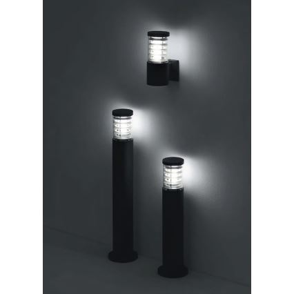 Ideal Lux - Ulkovalaisin TRONCO 1xE27/42W/230V 60 cm IP65 harmaa