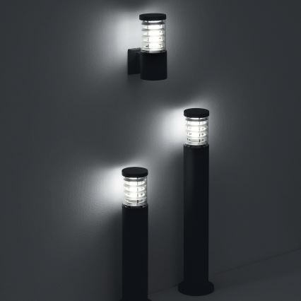 Ideal Lux - ulkovalaisin TRONCO 1xE27/42W/230V 60 cm IP65 musta