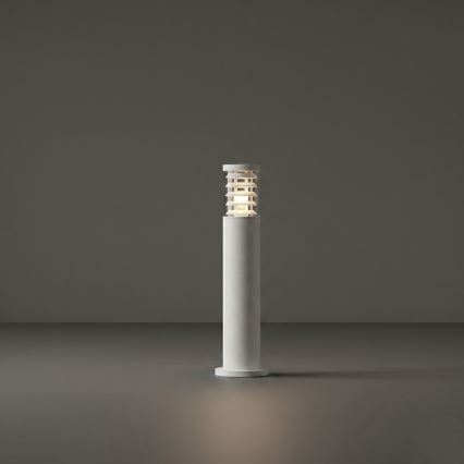 Ideal Lux - Ulkovalaisin TRONCO 1xE27/42W/230V 60 cm IP65 valkoinen