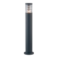 Ideal Lux - Ulkovalaisin TRONCO 1xE27/42W/230V 80 cm IP65 antrasiitti