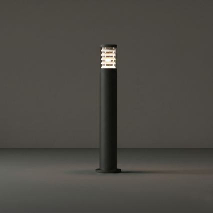 Ideal Lux - Ulkovalaisin TRONCO 1xE27/42W/230V 80 cm IP65 musta