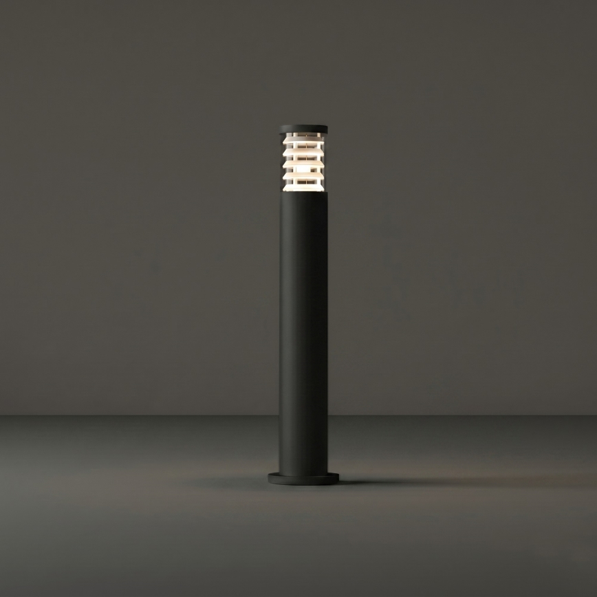 Ideal Lux - Ulkovalaisin TRONCO 1xE27/42W/230V 80 cm IP65 musta