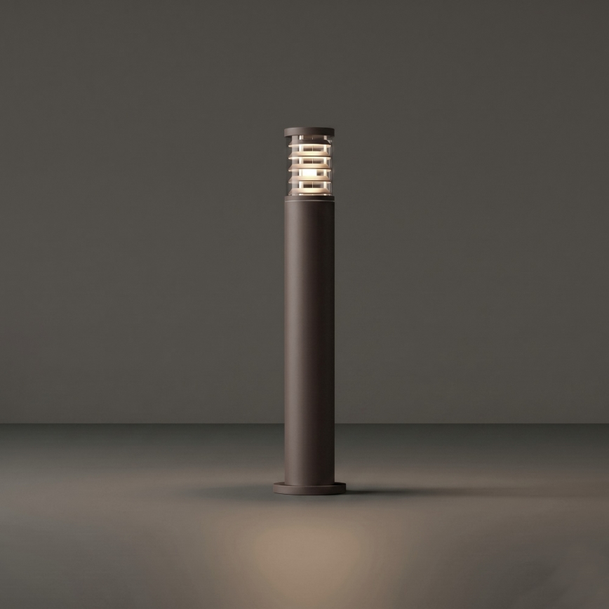 Ideal Lux - Ulkovalaisin TRONCO 1xE27/42W/230V 80 cm IP65 ruskea
