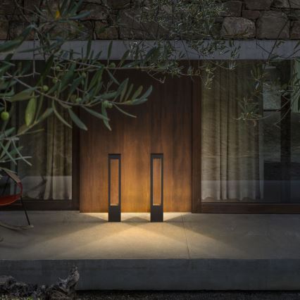 Ideal Lux - Ulkovalaisin VEGA 1xG9/15W/230V 80 cm IP44 ruskea