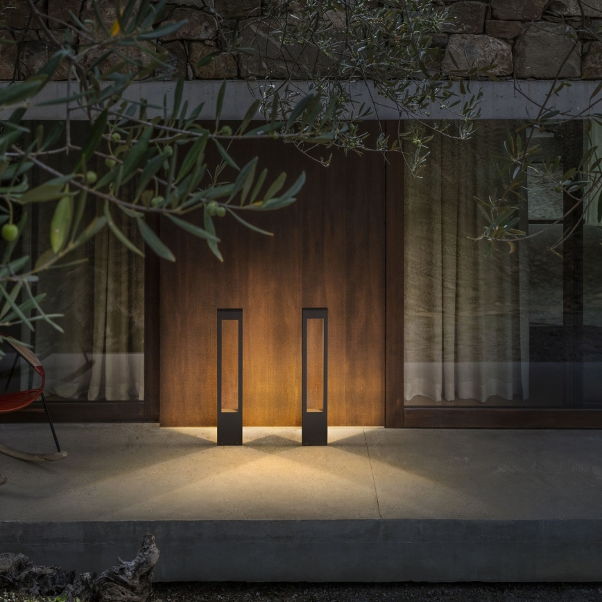 Ideal Lux - Ulkovalaisin VEGA 1xG9/15W/230V 80 cm IP44 ruskea