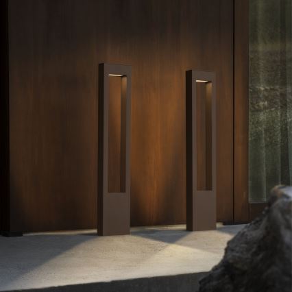 Ideal Lux - Ulkovalaisin VEGA 1xG9/15W/230V 80 cm IP44 ruskea