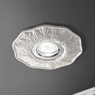 Ideal Lux - Upotettava kattovalaisin POLKA 1xGU10/50W/230V valkoinen