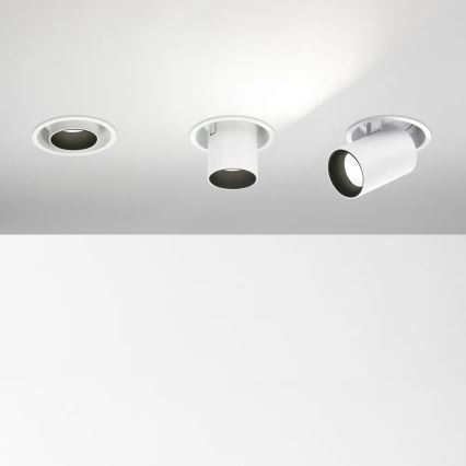 Ideal Lux - LED-upotettava kohdevalaisin NOVA LED/12W/230V CRI 90 Ø 11 cm musta