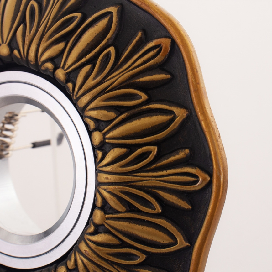 Ideal Lux - Upotettu valo 1xGU10/50W/230V pronssi