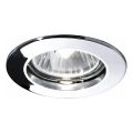 Ideal Lux - Uppoasennettava JAZZ-kattovalaisin 1xGU10/50W/230V, halkaisija 7,7 cm, kiiltävä kromi