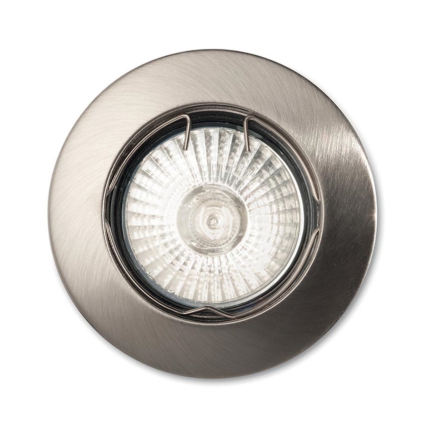 Ideal Lux - Uppoasennettava kattovalaisin 1x GU10, 50 W, 230 V, halkaisija 7,7 cm, mattakromi
