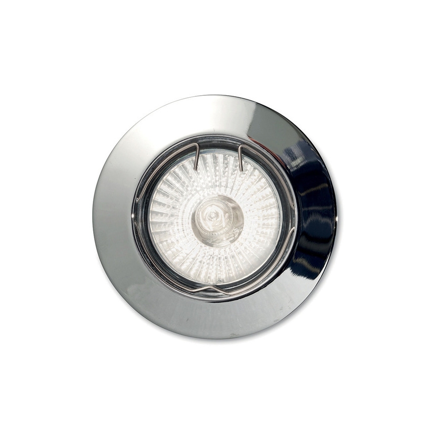 Ideal Lux - Uppovalaisin 1xGU10/50W/230V halkaisija 7,7 cm kiiltävä kromi