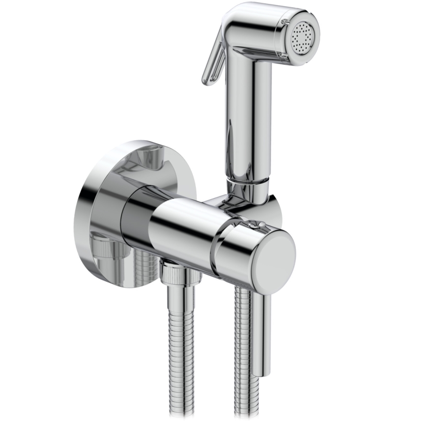 Ideal Standard A5809AA - Piiloasennettava bidetihana IDEALSPRAY, kiiltävä kromi