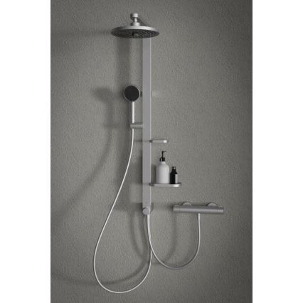Ideal Standard BD583SI - CERATHERM ALU+ termostaattinen suihkusarja, hopea