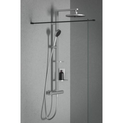 Ideal Standard BD583SI - CERATHERM ALU+ termostaattinen suihkusarja, hopea