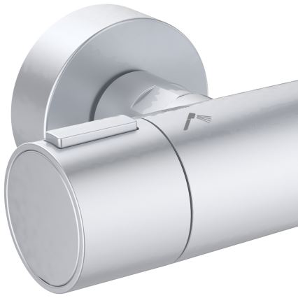 Ideal Standard BD583SI - CERATHERM ALU+ termostaattinen suihkusarja, hopea