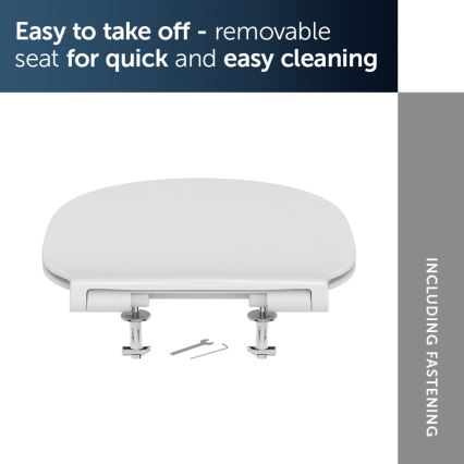 Ideal Standard E036601 - SoftClose CONNECT AIR - WC-istuimen kansi, valkoinen