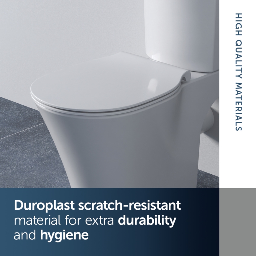 Ideal Standard E036601 - SoftClose CONNECT AIR - WC-istuimen kansi, valkoinen