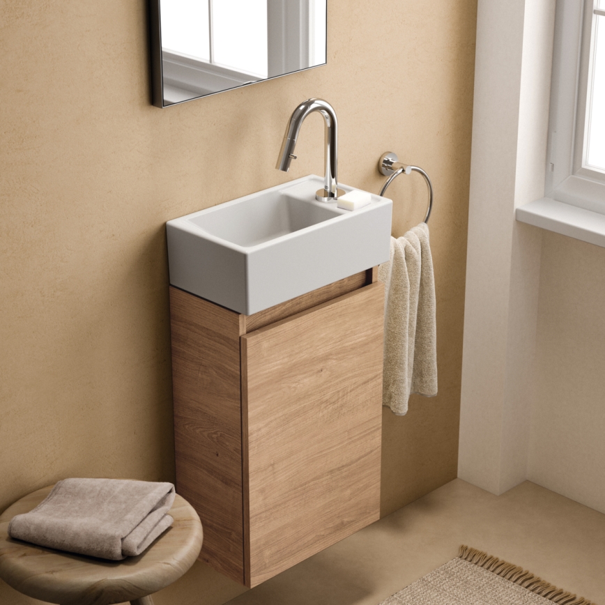 Ideal Standard E211201 - Seinään asennettava pesuallas I.LIFE S 37x21 cm keramiikka/valkoinen