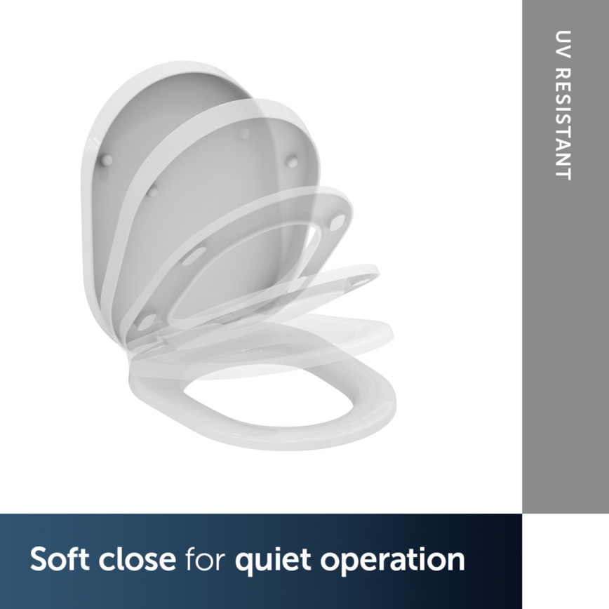 Ideal Standard K706101 - WC-istuinkansi SoftClose TONIC valkoinen
