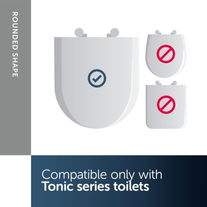Ideal Standard K706101 - WC-istuinkansi SoftClose TONIC valkoinen