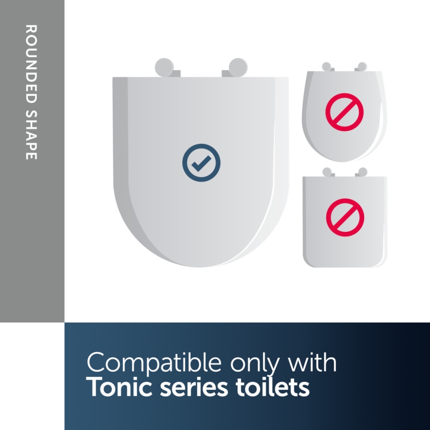 Ideal Standard K706101 - WC-istuinkansi SoftClose TONIC valkoinen
