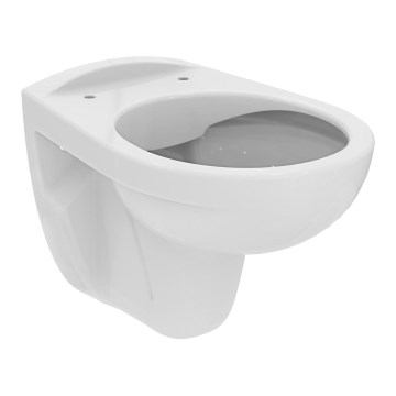 Ideal Standard K881001 - Seinään asennettava WC-istuin, reunaton EUROVIT, keramiikka/valkoinen