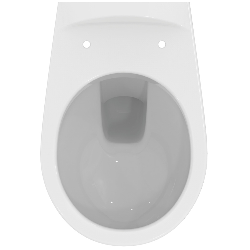 Ideal Standard K881001 - Seinään asennettava WC-istuin, reunaton EUROVIT, keramiikka/valkoinen
