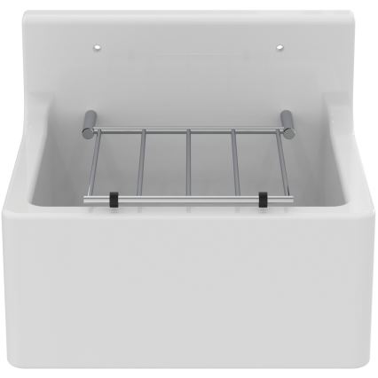 Ideal Standard S593901 - Seinään asennettava pesuallas ritilällä DOURO 45,5x38 cm keramiikka/valkoinen