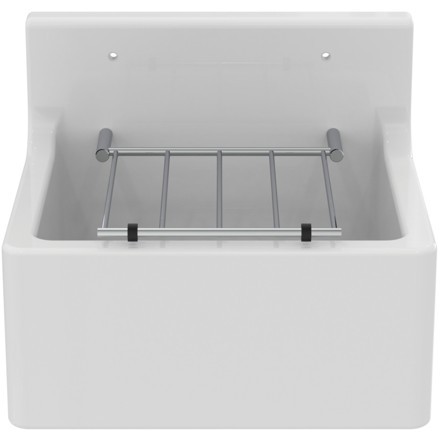 Ideal Standard S593901 - Seinään asennettava pesuallas ritilällä DOURO 45,5x38 cm keramiikka/valkoinen