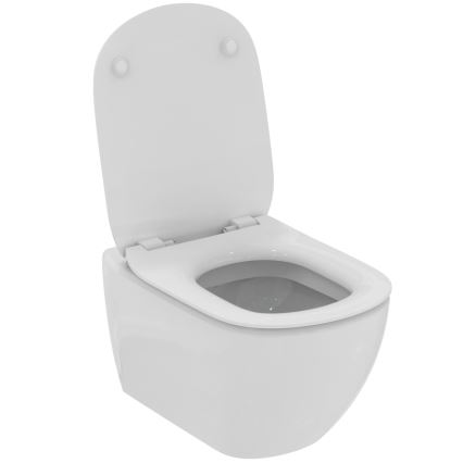 Ideal Standard T007801 - TESI seinään asennettava WC-istuin, keraaminen/valkoinen