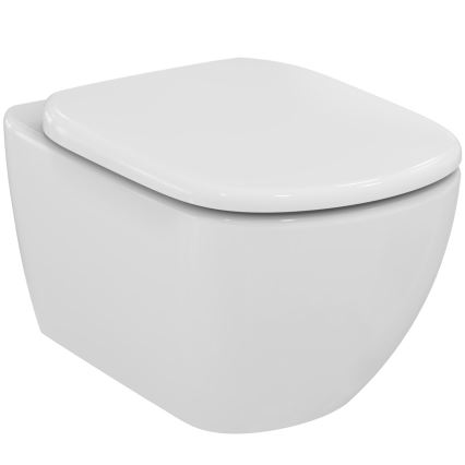 Ideal Standard T007901 - Seinään asennettava WC-istuin TESI keramiikka/valkoinen