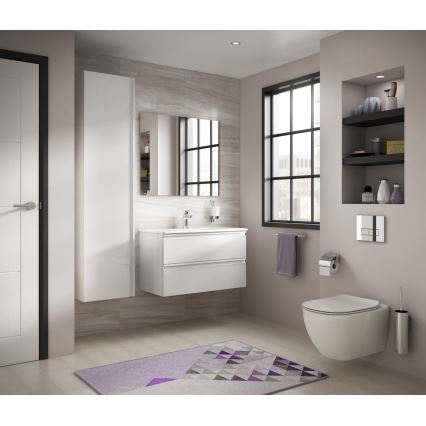 Ideal Standard T354601 - Ripustettava WC-istuin TESI, SoftClose-istuinkannella, keraaminen/valkoinen