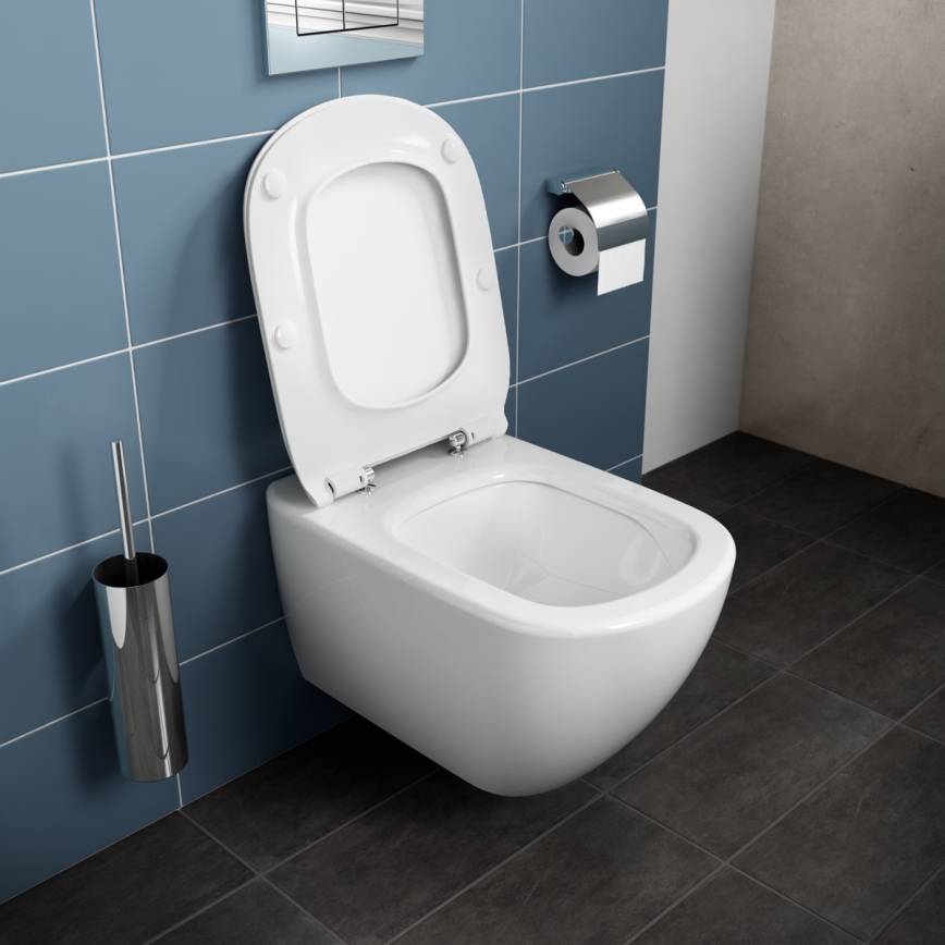 Ideal Standard T354601 - Ripustettava WC-istuin TESI, SoftClose-istuinkannella, keraaminen/valkoinen