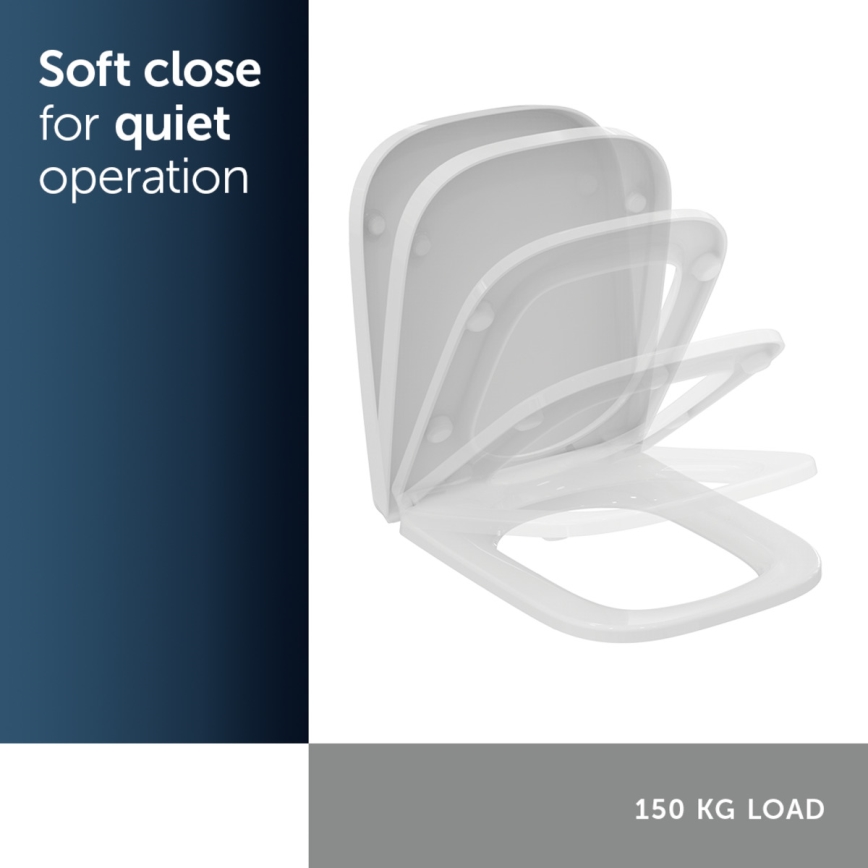 Ideal Standard T468301 - WC-istuinkansi SoftClose I.LIFE B valkoinen