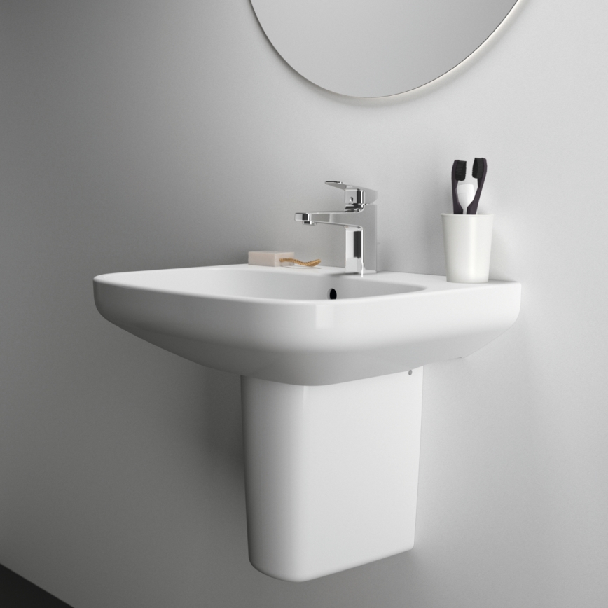 Ideal Standard T470501 - Seinään asennettava pesuallas I.LIFE A 60x48 cm keramiikka/valkoinen
