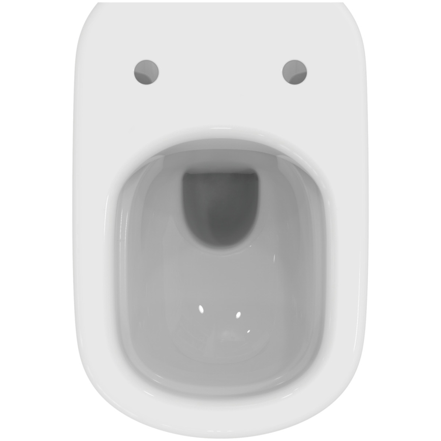 Ideal Standard T493201 - Seinään asennettava reunaton TESI WC-istuin keraaminen/valkoinen