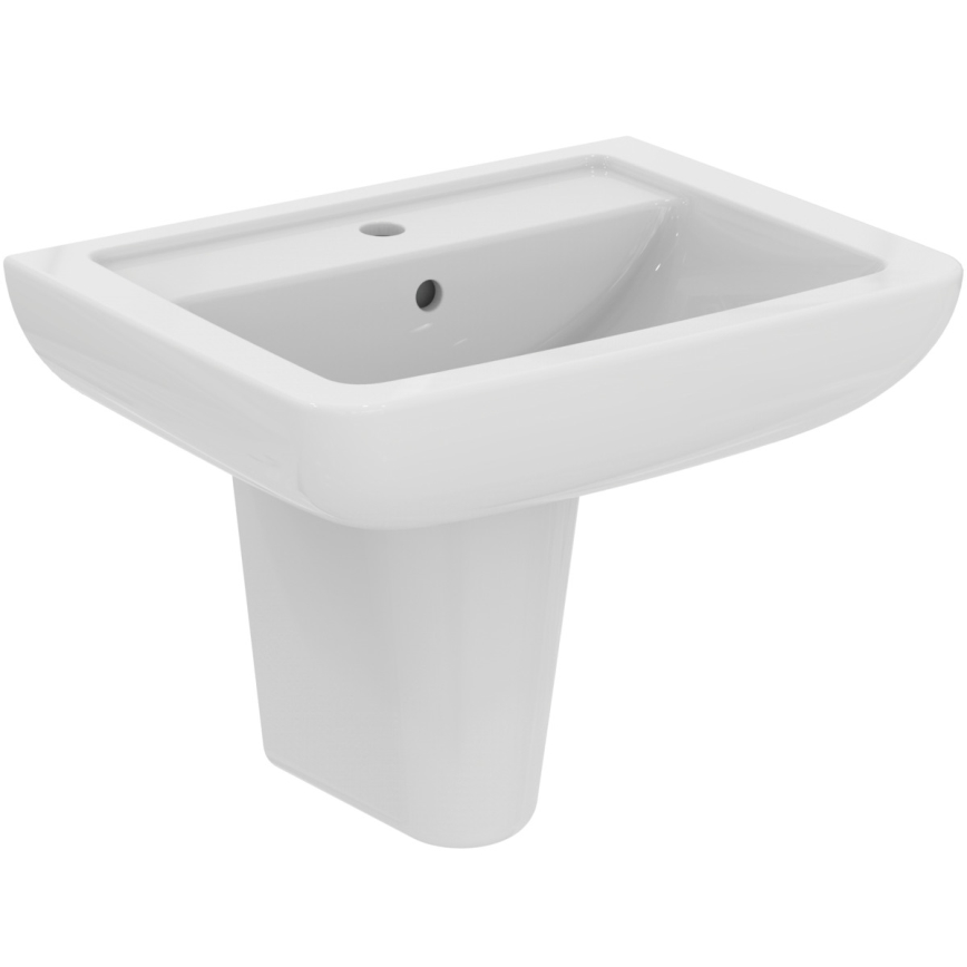 Ideal Standard V302701 - Seinään asennettava EUROVIT 60x46 cm pesuallas, keraaminen/valkoinen