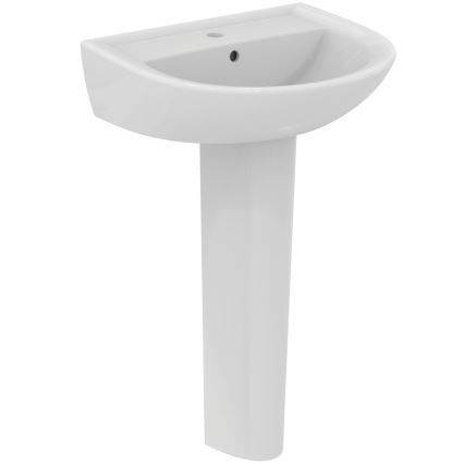 Ideal Standard W332601 - seinään asennettava pesuallas EUROVIT 55x46 cm keramiikka/valkoinen