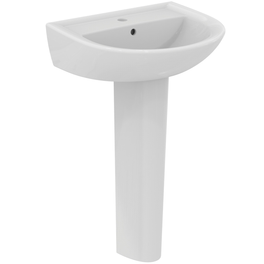 Ideal Standard W332601 - seinään asennettava pesuallas EUROVIT 55x46 cm keramiikka/valkoinen