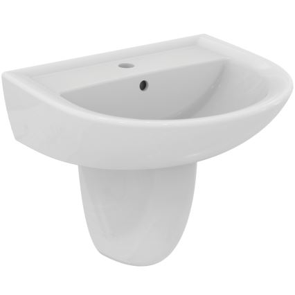 Ideal Standard W332601 - seinään asennettava pesuallas EUROVIT 55x46 cm keramiikka/valkoinen