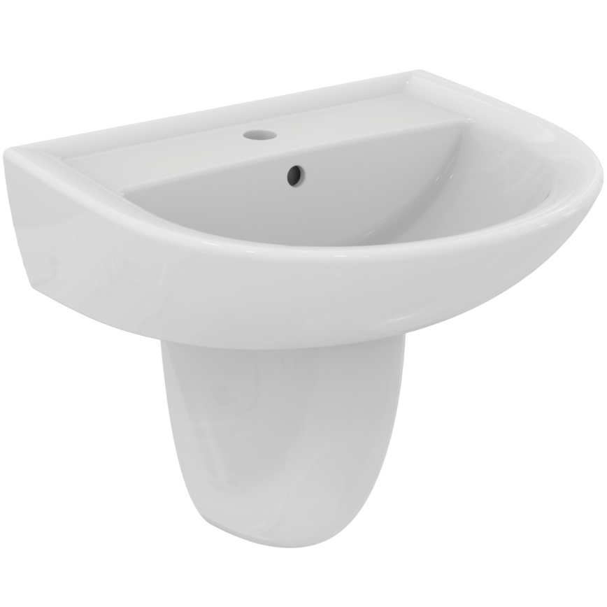 Ideal Standard W332601 - seinään asennettava pesuallas EUROVIT 55x46 cm keramiikka/valkoinen