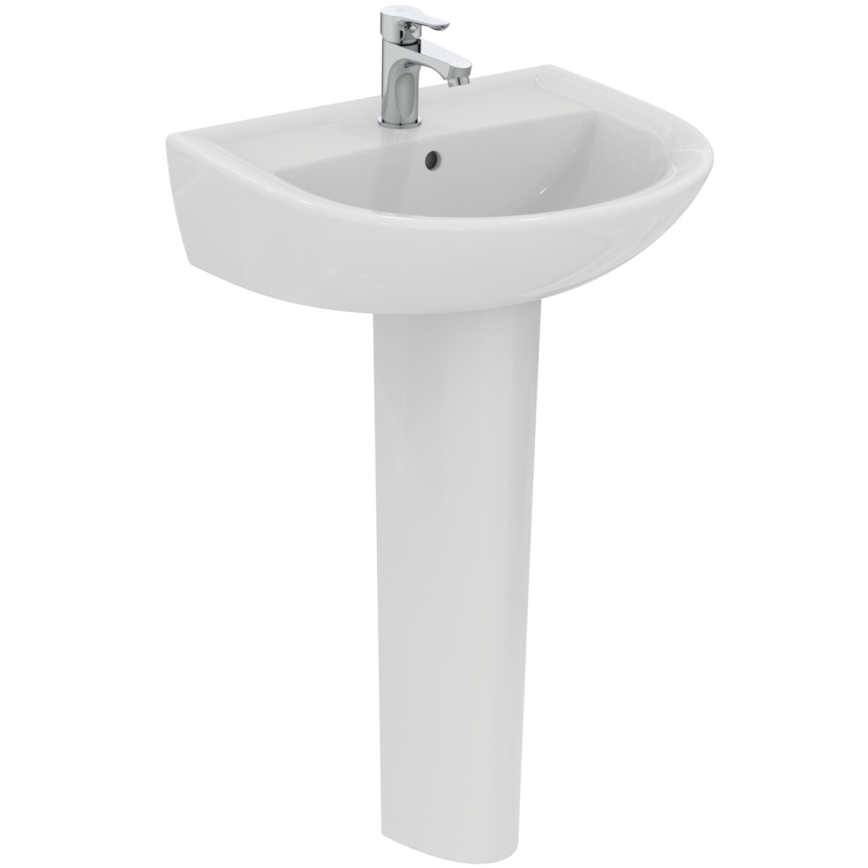 Ideal Standard W332601 - seinään asennettava pesuallas EUROVIT 55x46 cm keramiikka/valkoinen