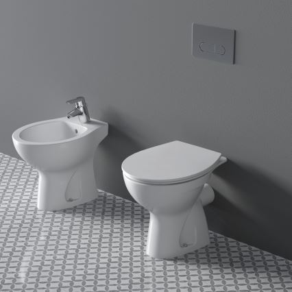 Ideal Standard W333101 - Lattiakiinnitteinen WC-istuin EUROVIT keraaminen/valkoinen