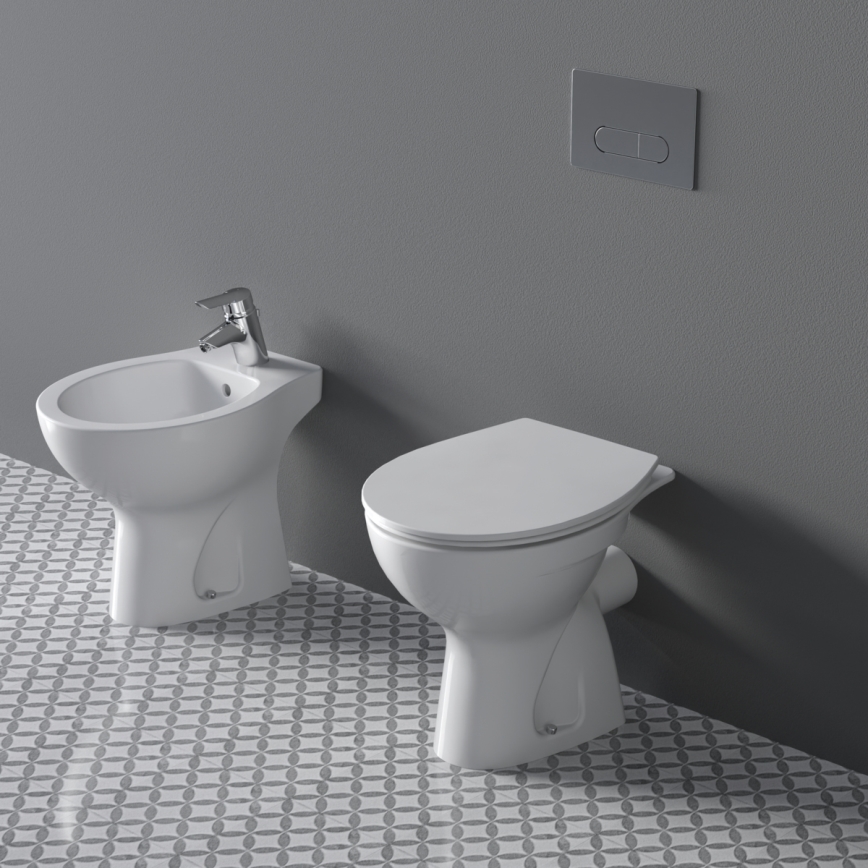 Ideal Standard W333101 - Lattiakiinnitteinen WC-istuin EUROVIT keraaminen/valkoinen