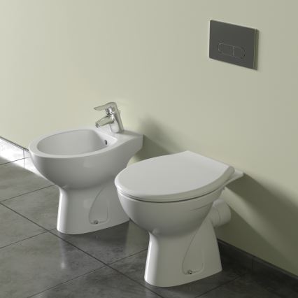 Ideal Standard W333101 - Lattiakiinnitteinen WC-istuin EUROVIT keraaminen/valkoinen